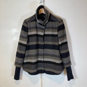 PrAna Lily Jacket In Coal Stripe